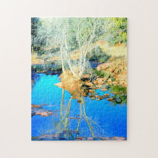 Wasserspiegelung Puzzle (Vertikal)