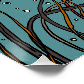 Wasserspieße Poster (Ecke)