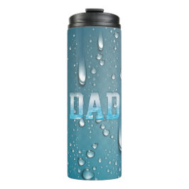 WASSERSPLASCHE MIT TROCKENBLUE PAPERGEWICHT THERMOSBECHER