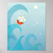 Wassersport Art Poster (Vorne)