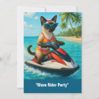 Wassersport mit Jet Ski im Meer für Katzenliebhabe