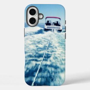 Wassersport Speedboot Action Vertikales Foto iPhone 16 Plus Hülle