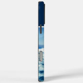 Wassersport Vertikales Foto Mit Monogramm Navy Blu Case-Mate iPhone Hülle (Rückseite / Rechts)