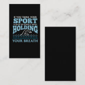 Wassersportclub Schwimmbad Visitenkarte (Vorne/Hinten)