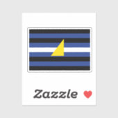 Wassersportflagge Aufkleber (Blatt)