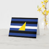 Wassersportflagge Karte (Gelbe Blume)