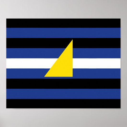 Wassersportflagge Poster (Vorne)