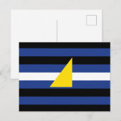 Wassersportflagge Postkarte (Vorne/Hinten)
