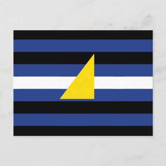 Wassersportflagge Postkarte (Vorderseite)