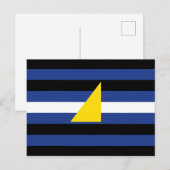 Wassersportflagge Postkarte (Vorne/Hinten)