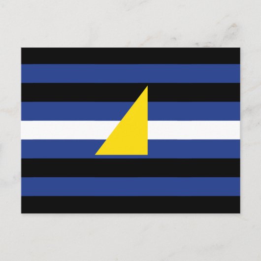 Wassersportflagge Postkarte (Vorderseite)