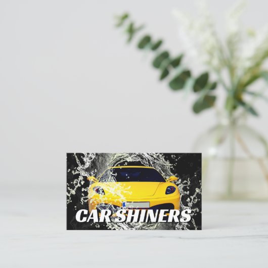 Wassersportwagen Visitenkarte (Stehend Vorderseite)