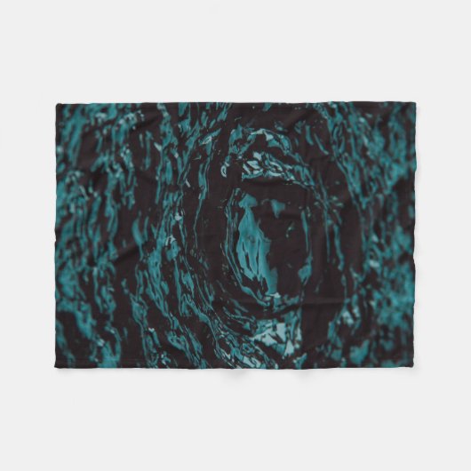 Wasserspritze in nah-up-Fotografie Fleecedecke (Vorderseite (Horizontal))