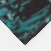 Wasserspritze in nah-up-Fotografie Fleecedecke (Ecke)