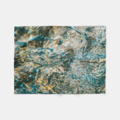 Wasserspritze in nah-up-Fotografie Fleecedecke (Vorderseite (Horizontal))