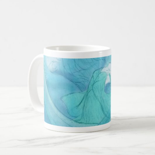 Wasserspritze Kaffeetasse (Vorderseite Links)