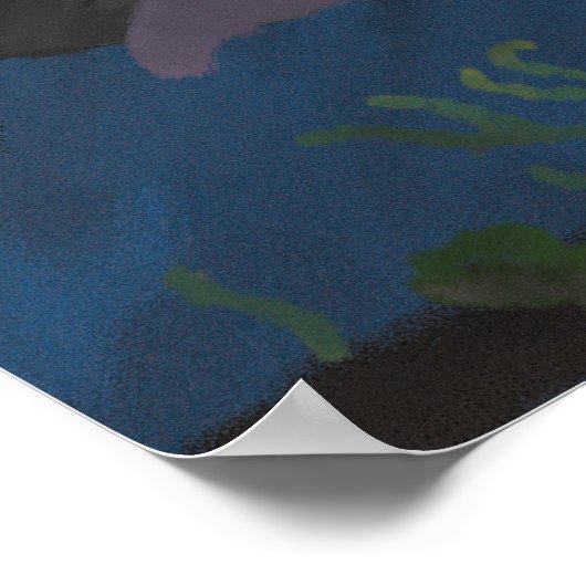 Wasserspritze Poster (Ecke)