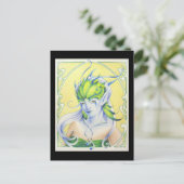 Wasserspritze Postkarte (Stehend Vorderseite)