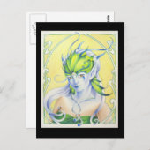 Wasserspritze Postkarte (Vorne/Hinten)