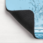 Wasserspritzer Abstrakt Mousepad (Ecke)