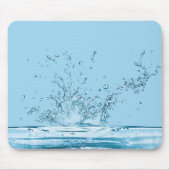 Wasserspritzer Abstrakt Mousepad (Vorne)