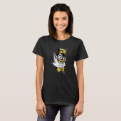 Wasserspritzer Katze Kätzchen Steampunk T-Shirt (Vorne ganz)