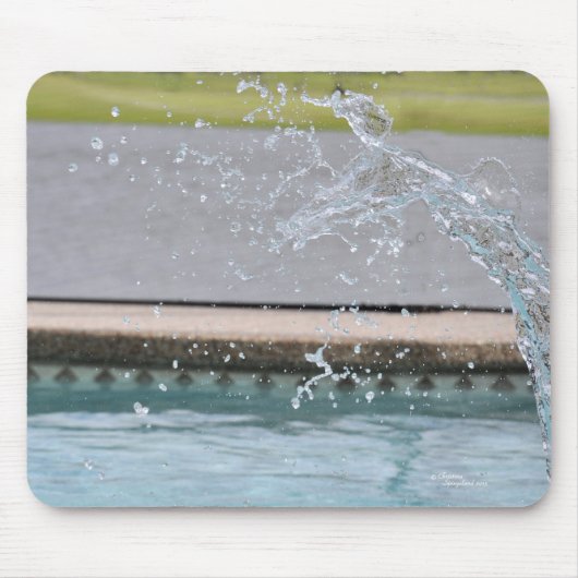 Wasserspritzwelle Mousepad (Vorne)