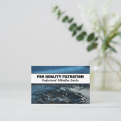 Wasserspülung Visitenkarte (Stehend Vorderseite)