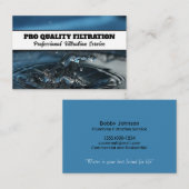 Wasserspülung Visitenkarte (Vorne/Hinten)