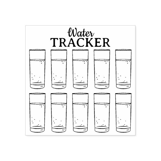 Wasserspur, Journal Gummistempel (Prägung)