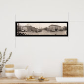 Wasserstadt NY Foto 1909 Poster (Küche)