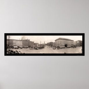 Wasserstadt NY Foto 1909 Poster