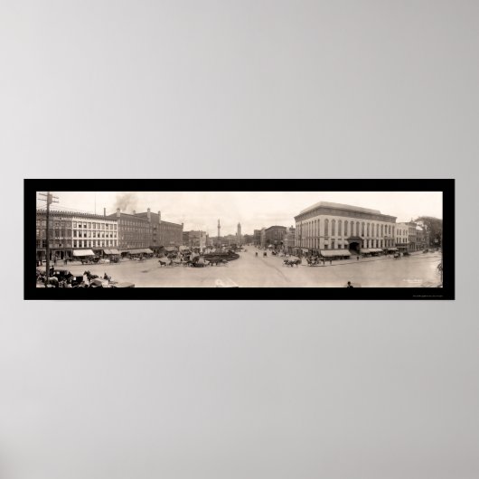 Wasserstadt NY Foto 1909 Poster (Vorne)