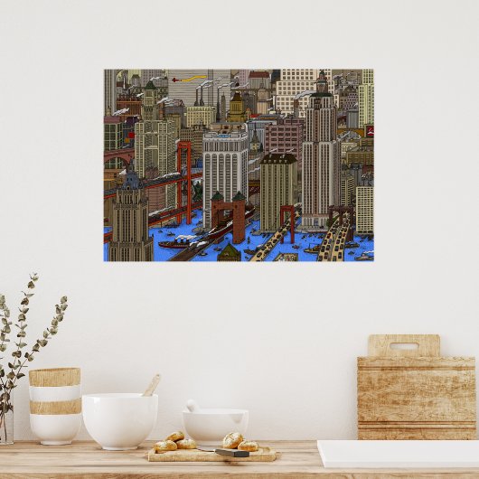 WASSERSTADT POSTER (Küche)