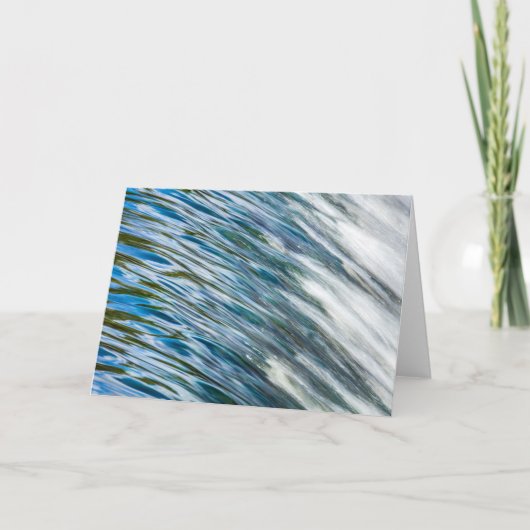 Wasserstadtdam flow, Charles River MA, Card Karte (Vorderseite)