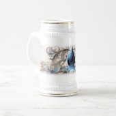 Wasserstein verzaubert bierglas (Vorderseite Links)