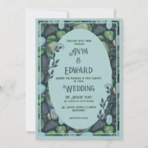 Wassersteinchen - Hochzeitseinladung