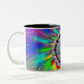 Wasserstoff-Brennstoffzelle-Kaffeetasse Zweifarbige Tasse (Links)