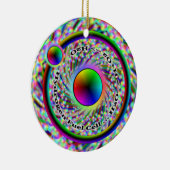 Wasserstoff-Brennstoffzelle u. Friedensgewundene Keramik Ornament (Rechts)