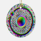 Wasserstoff-Brennstoffzelle u. Friedensgewundene Keramik Ornament (Links)