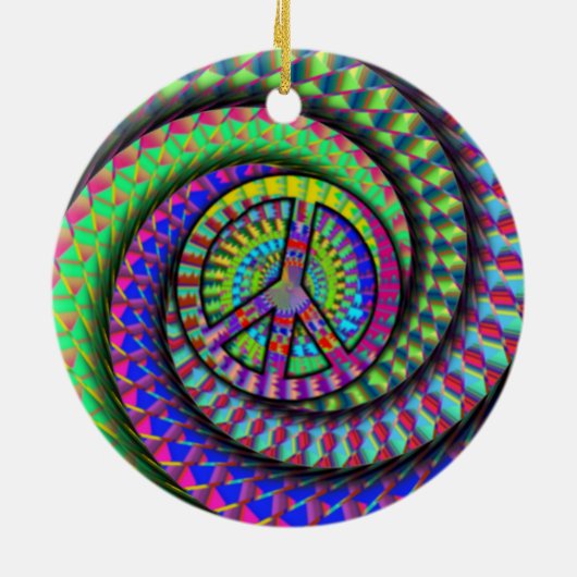 Wasserstoff-Brennstoffzelle u. Friedensgewundene Keramik Ornament (Hinten)