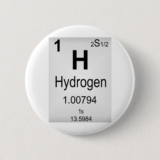 Wasserstoff Button (Vorderseite)