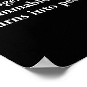 Wasserstoff - ein Gas, das zu Menschen wird Poster (Ecke)