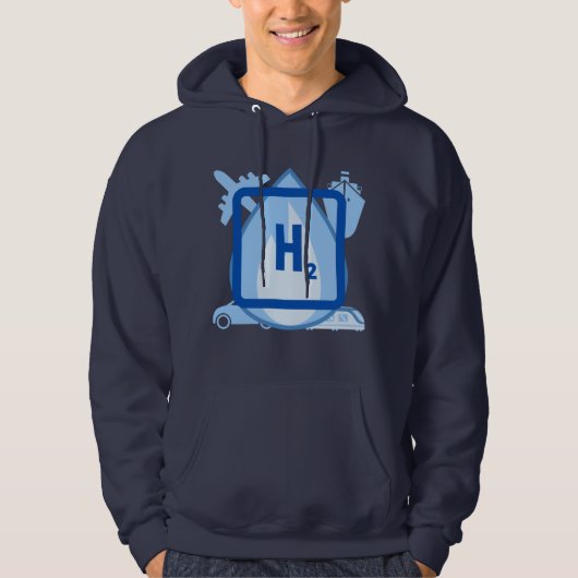 Wasserstoff - Energietechnologie der Zukunft Hoodie (Vorderseite)