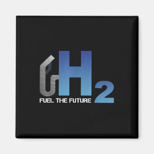 Wasserstoff-H2-Energie-Umweltschutz-Motorrad Magnet