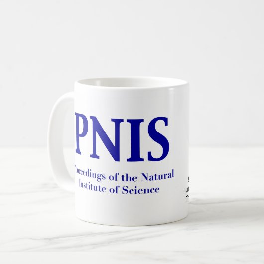 Wasserstoff-Tasse Kaffeetasse (Vorderseite Links)