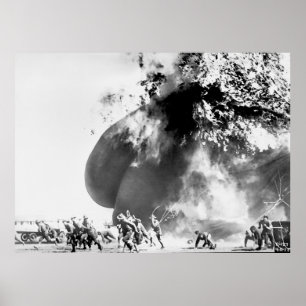 Wasserstoffballonunfall - Ft Sill Oklahoma 1918 Poster