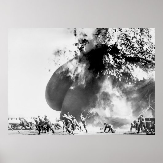 Wasserstoffballonunfall - Ft Sill Oklahoma 1918 Poster (Vorne)
