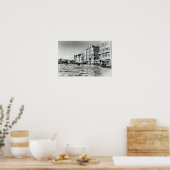Wasserstraße Venedig Italien Gondelbahn Schwarz & Poster (Küche)