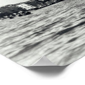 Wasserstraße Venedig Italien Gondelbahn Schwarz & Poster (Ecke)